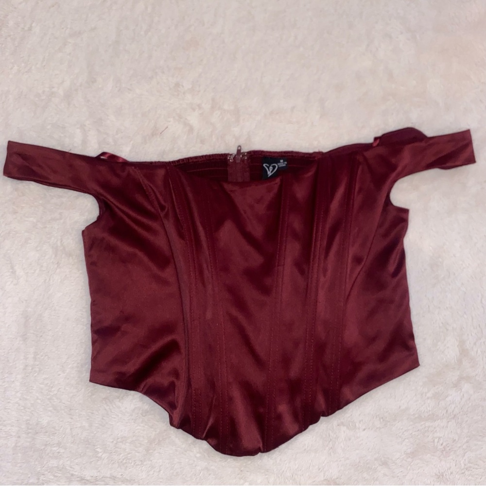 Burgundy Corset Top | Windsor